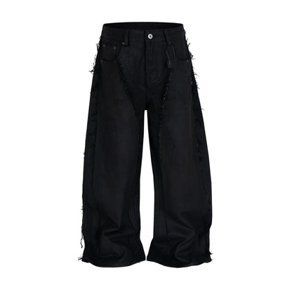WIDEBOY WAXED FRAY DENIM