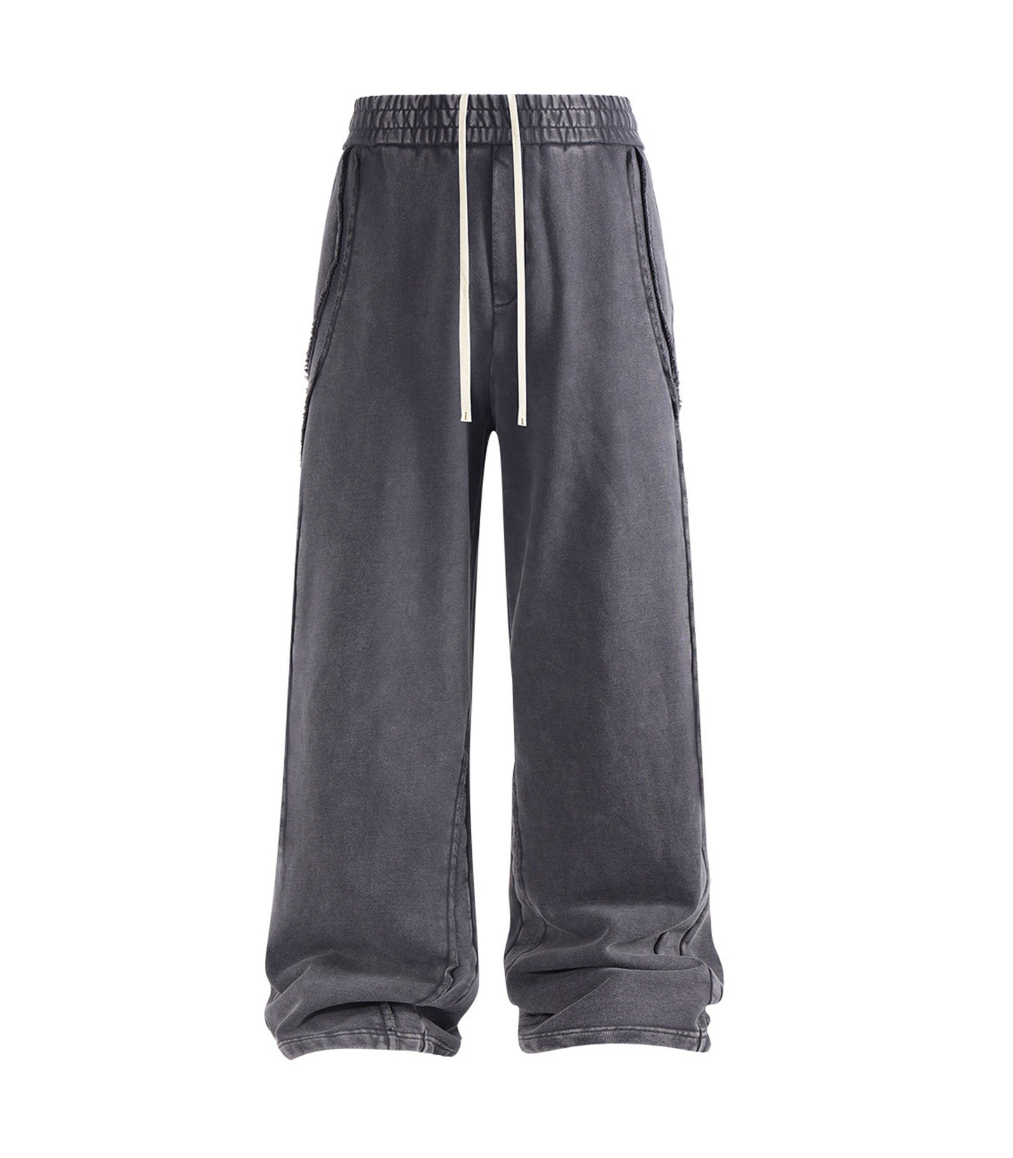 CHARCOAL PANEL SWEATPANTS