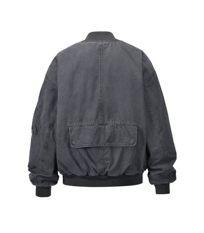 VINTAGE BOMBER JACKET MA1 [BLACK]