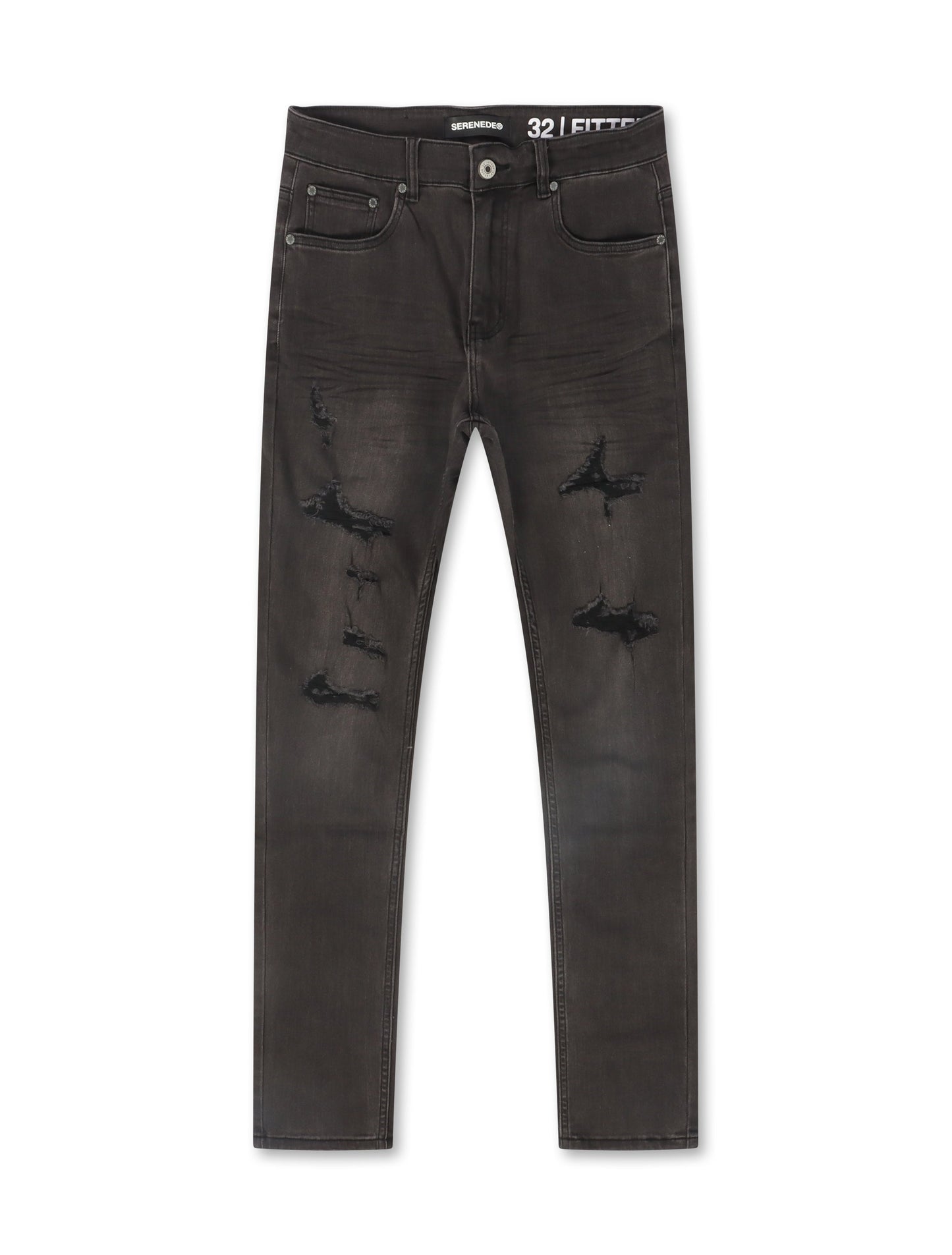 Serenede Shadow 33 Skinny Jeans - Coal