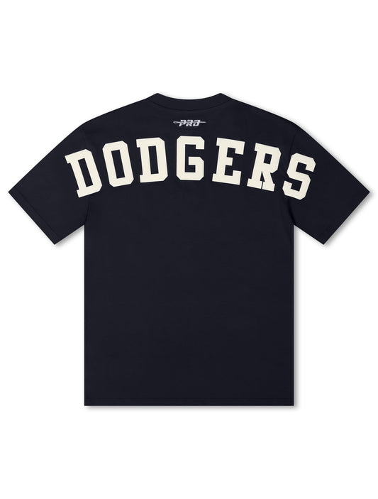Pro Standard La Dodgers Wingspan Drop Shoulder Tee - Midnight Navy