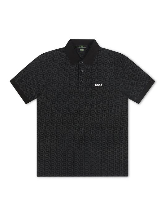 Boss Green Paddy Striped C Polo - Black