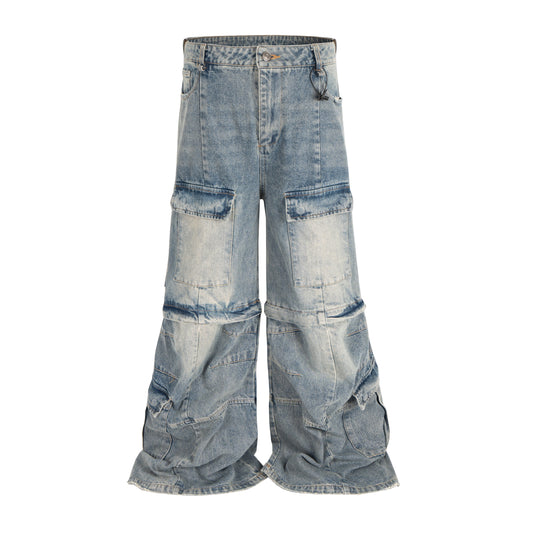 AZUL CONVERT CARGO DENIM