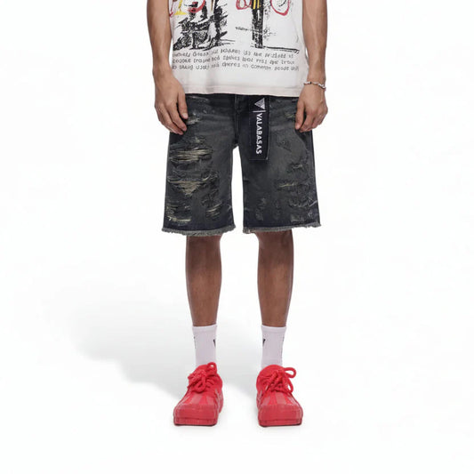 Valabasas Clipped Jorts - Dark Dirty Blue
