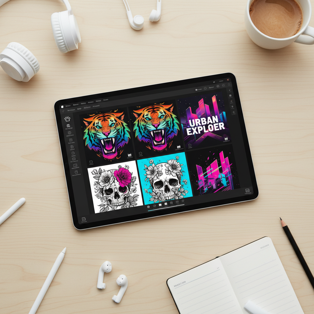 Custom T-Shirt Design Files digital download
