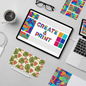Custom Print Files digital download with patterns and lettering