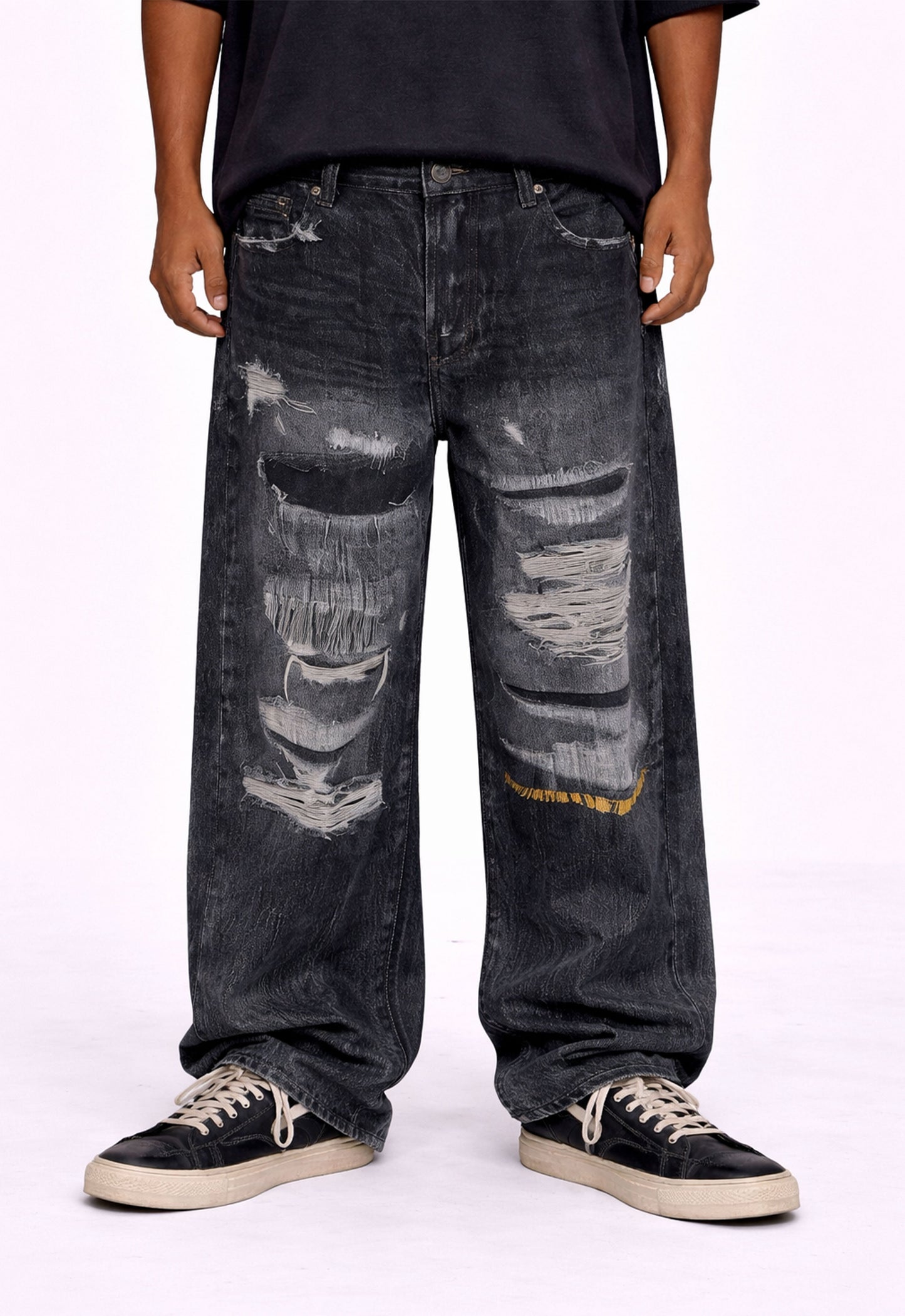 WIDEBOY SUTURE DENIM
